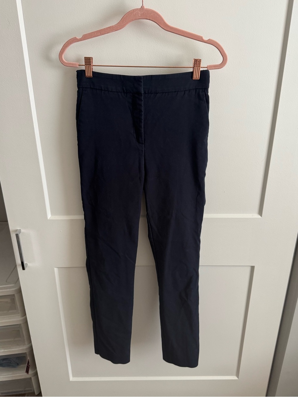 Zara Women's Navy Slim Dress Pants